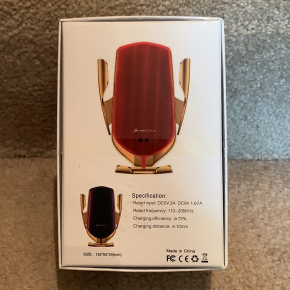 BRAND NEW in box SMART SENSOR Car Wireless Charger. Includes accessories. - Picture 2 of 7